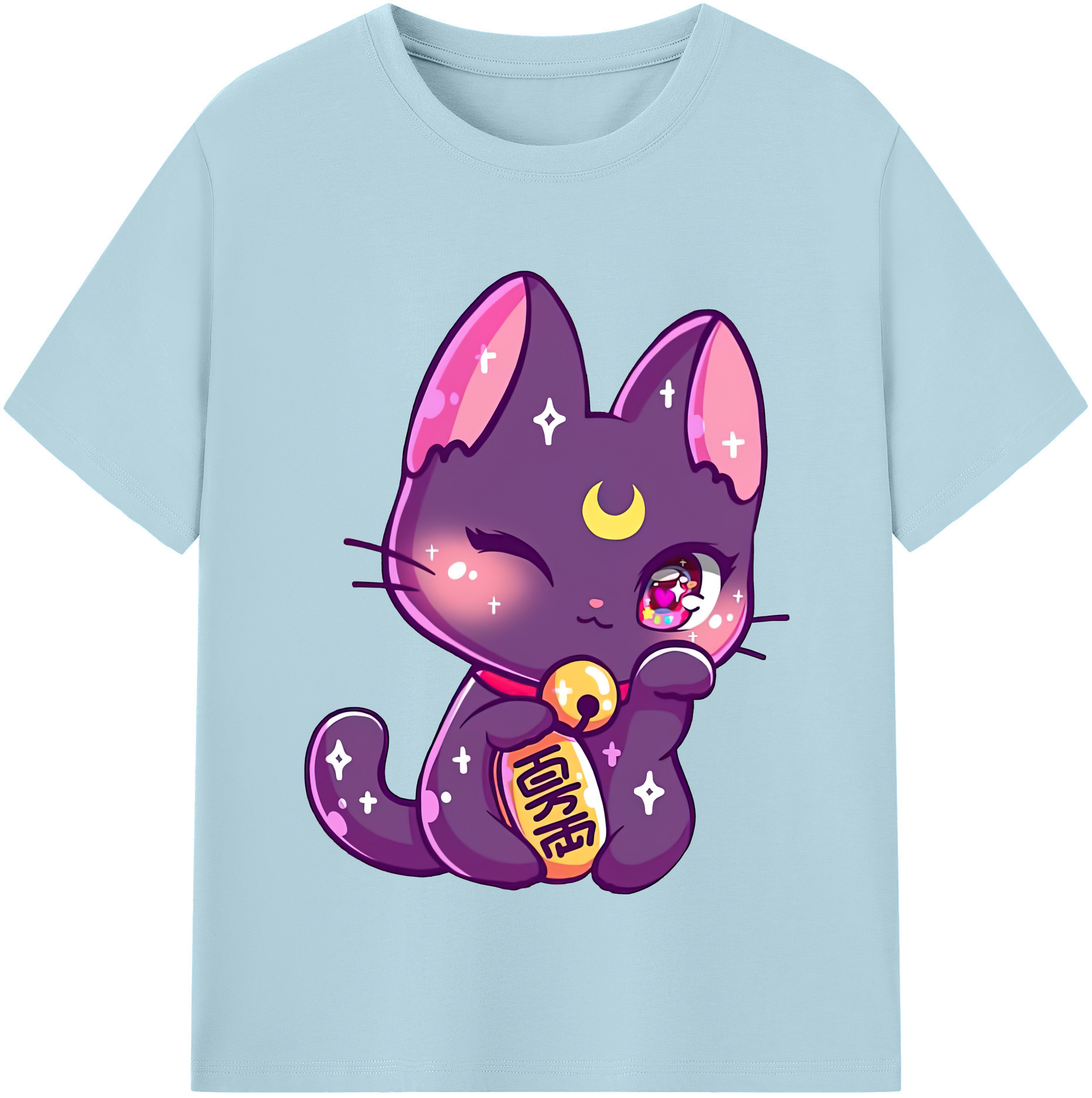 （画像用） 美少女戦士セーラームーン Sailor Moon 綿100％半袖Tシャツ（フロントプリント）